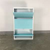 CAS-036A Luoyang direct all types of shoe racks 3 tier metal shoe rack cabinet