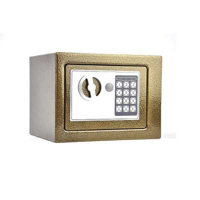 Wholesale price electronic safe locker hotel home metal fireproof   mounted safe deposit  box cabinet