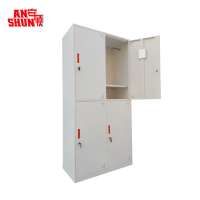 metal closet and wardrobe,4 door steel cloth wardrobe