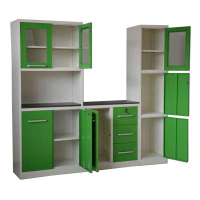 Waimaotong furniture kitchen cabinet steel material cupboard