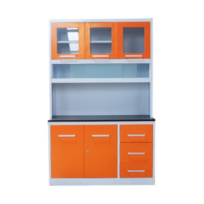 modern deisng steel commercial Simple  kitchen cabinet