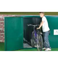 Luoyang ZHUOFAN Factory Direct Sale Bicycle Storage Containers or Bike Locker in Garage